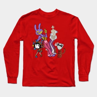 the amazing digital circus cry Long Sleeve T-Shirt